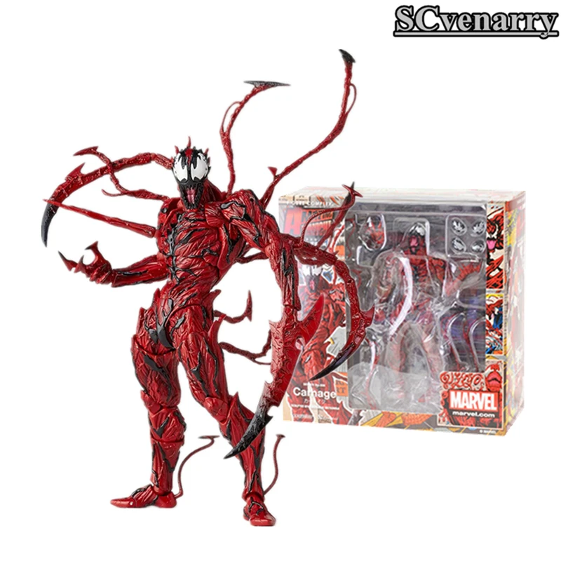 DC Marvel человек паук Веном Carnage клеус касади ПВХ Ation фигурка Коллекционная модель