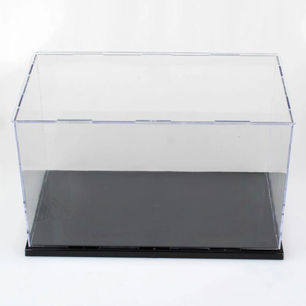 1 Clear Acrylic Display Box Dustproof Case for Kids Model Doll Toys Display Cube 20x10x10cm
