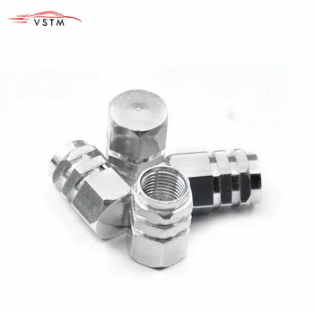 

4pcs/set Theftproof Aluminum Car Wheel Tires Valves Tyre Stem Air Caps Airtight Cove Dustproof Cover Car Styling Accessories