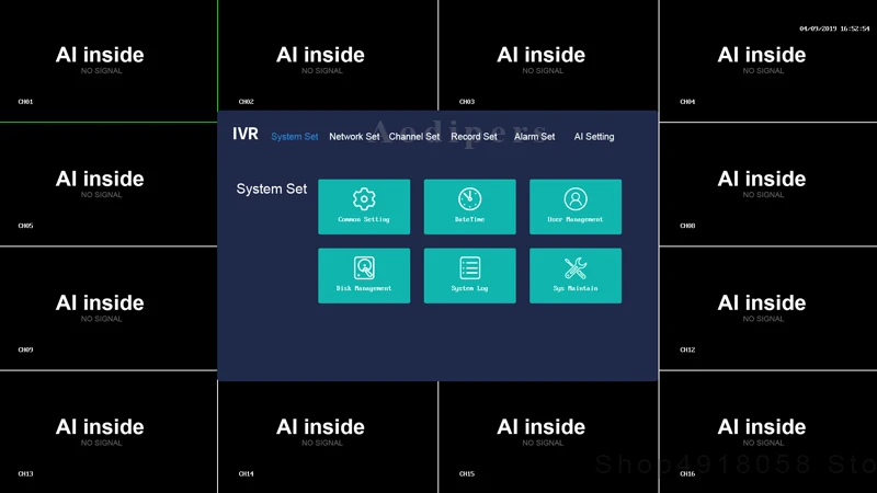 Распознавание лица POE NVR 8 CH P2P IP видеорегистратор поддерживает 5MP IPC вход H.265 Onvif целевой счет для ip-камеры наблюдения