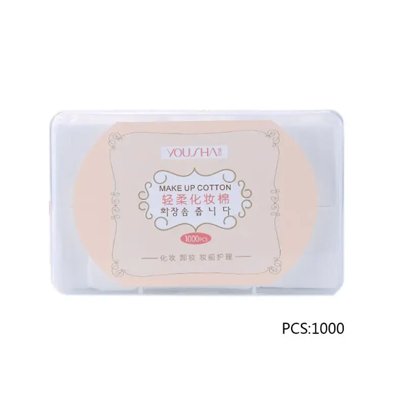 

1000Pcs/Box Non-Woven Fabric Cosmetic Cotton Pads Makeup Wipes Facial Cleansing