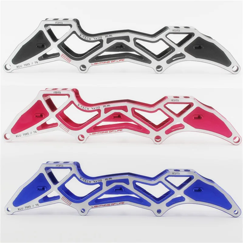 

[X-Tech Speed] X-TECH Inline Speed Skate Frame, Aluminium Alloy 7005 T6, For Racing PowerSlide STS Skates, 4*110mm 4*100mm