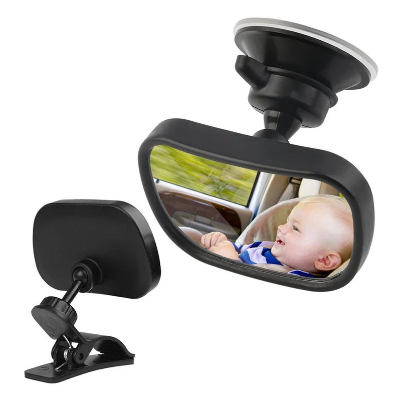 

For Baby Child Safety Adjustable Car Rear Seat View Mirror with Clip and Sucker Car-styling Car Accessories Auto Interior Parts