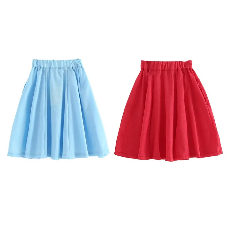

2018 New Children Tutu Girls Skirts Solid Print Tutu Skirt Girls Summer Kids Clothes Pleated Toddler Baby Girl lace Skirts