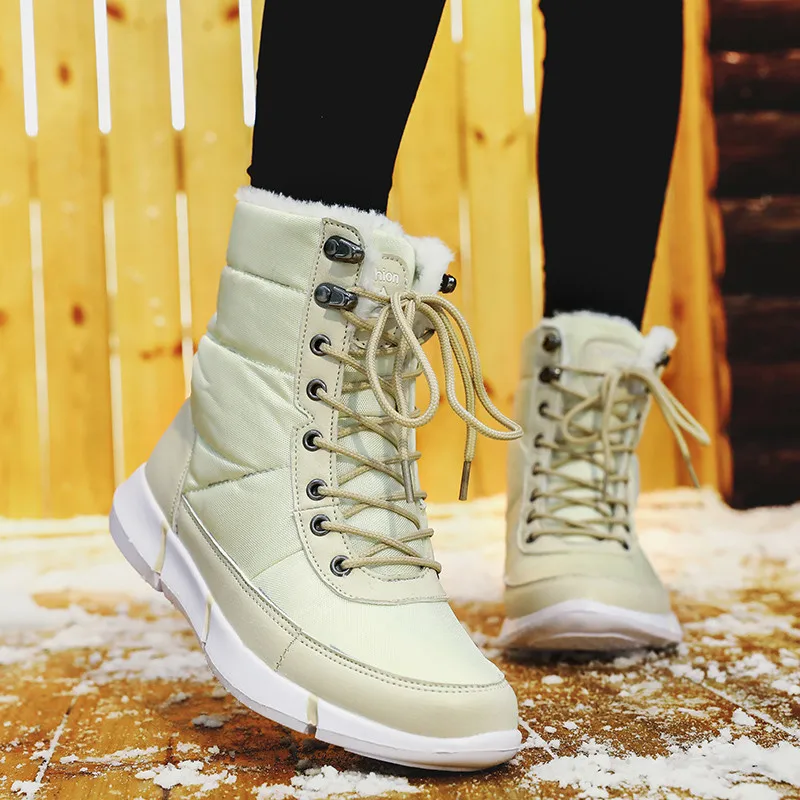 

ZOQI Unisex Snow Boots Women Sneakers Waterproof Winter Shoes Women Shoes Plus Size Ankle Boots For Women Rain Boots Botas Mujer