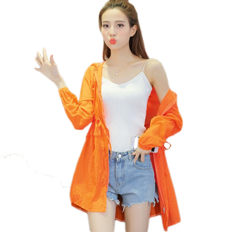 fashion jacket Summer Sun protection clothing jacket women summer Beach