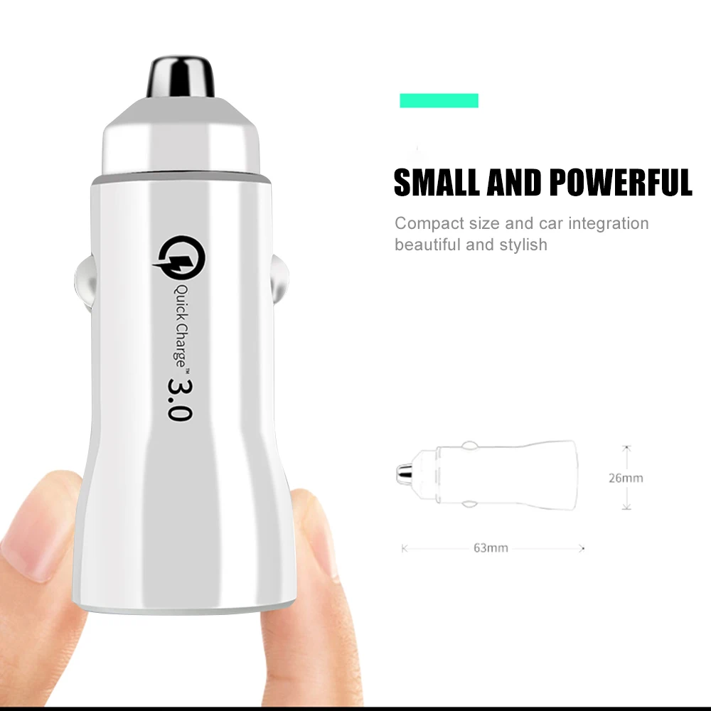 Vehemo Dual USB Halo автомобильное зарядное устройство прочный Автомобильный Прикуриватель Авто адаптер питания от сети мобильного телефона