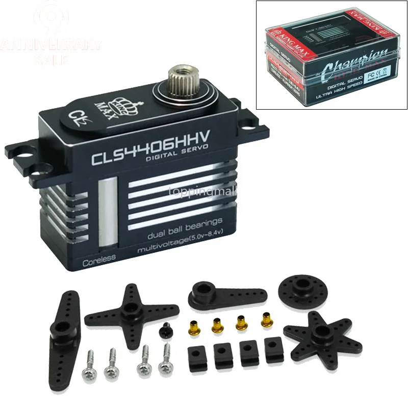 KINGMAX CLS4406HHV 43g 6 kg.cm Цифровой Металлический Редуктор Мини сервопривод полный CNC