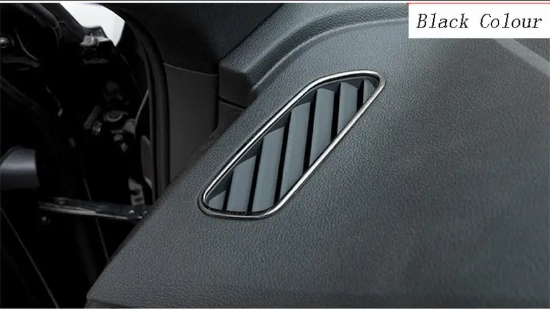 Автомобильный Стайлинг AC передний воздушный выход отделка ремонт воздуха на выходе рамка украшения наклейки крышка Накладка для Audi Q7 интерьер авто аксессуары