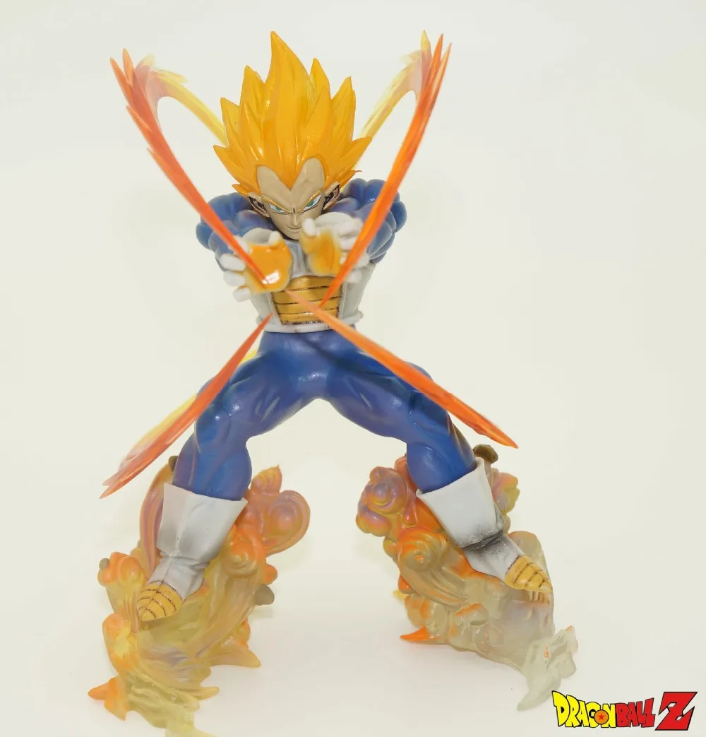 Final Flash PVC Action Figure Super Saiyan Vegeta Battle State Dragon Ball Z **