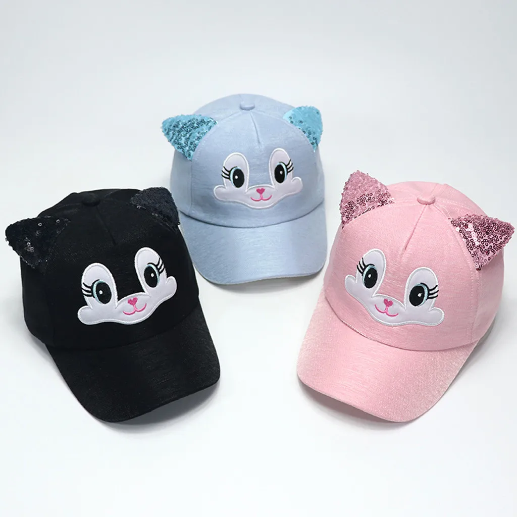 Newborn Baby Boy Girl Striped Soft Eaves Baseball Infant Baby Cap LE