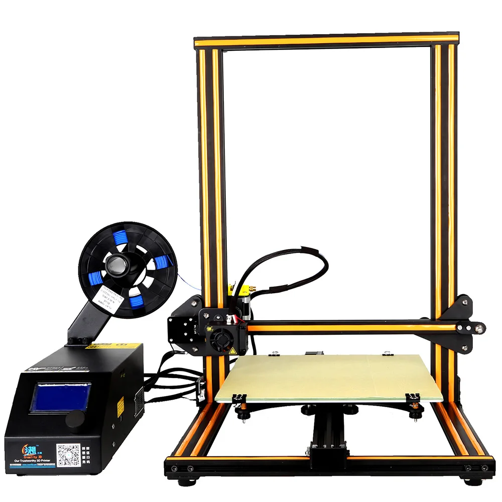 Creality 3d Cr 10 300*300*400 мм большой размер настольный 3D DIY принтер ЖК экран дисплей с SD