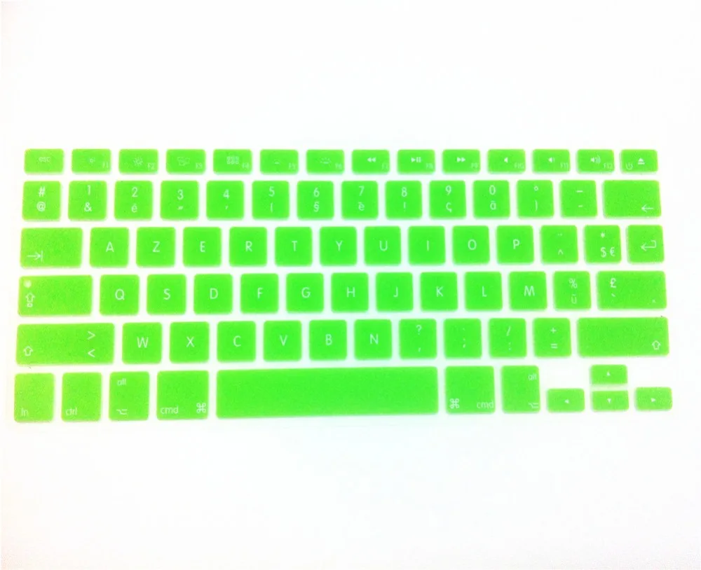 Juste de clavier en silicone AZERTY français US, film protecteur pour Apple  MacPlePro Air avec Retina