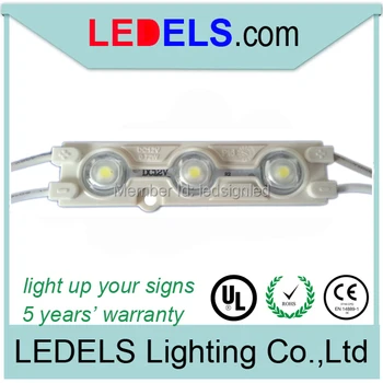 

12v 0.72w led modules for channel letter powered by everlight 2835 LEDs tetra max red 3 led module