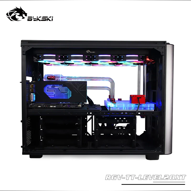 RGV-TT-LEVEL20XT, BYKSKI RGB прозрачный резервуар для воды для thermaltake TT уровень 20XT компьютерный чехол, резервуар с охлаждением, геймер ПК, водный путь