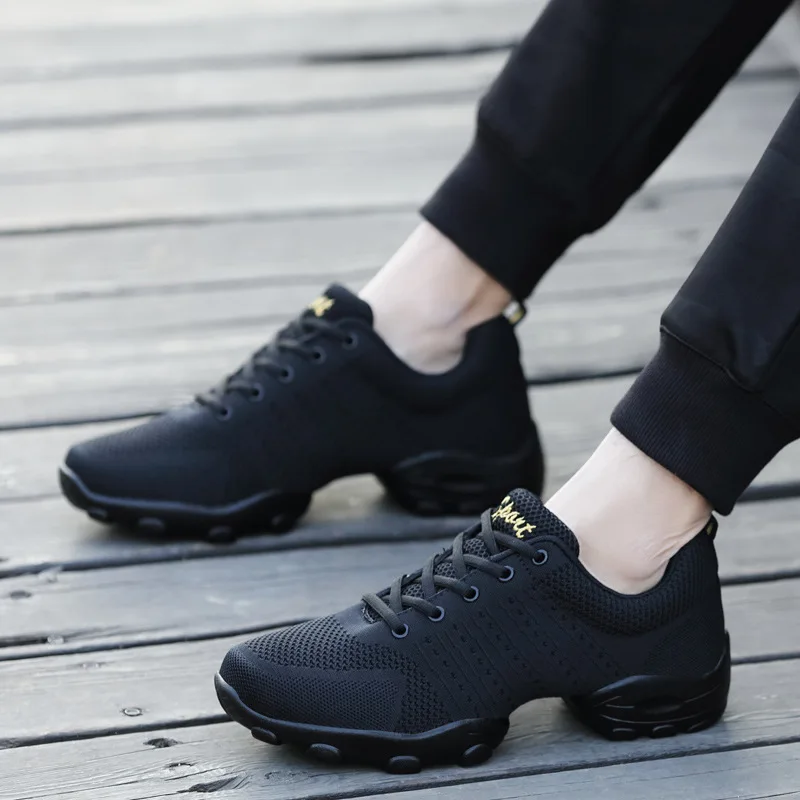 Sneakers Soft Bottom Men's shoes Square Dance Shoes Sports Jazz Shoes 27.7cm