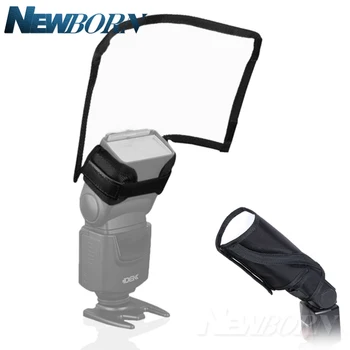 

Foldable Flash Snoot Speedlite Softbox Diffuser Speedlight Reflector Bender Small