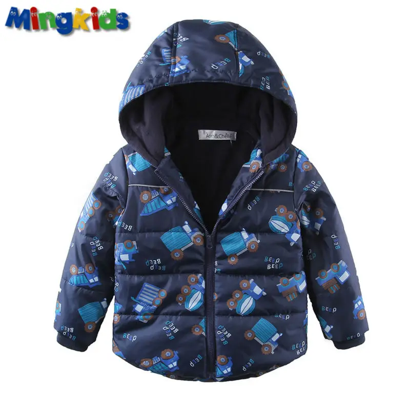 Mingkids High quality spring autumn warm winter jacket for boys