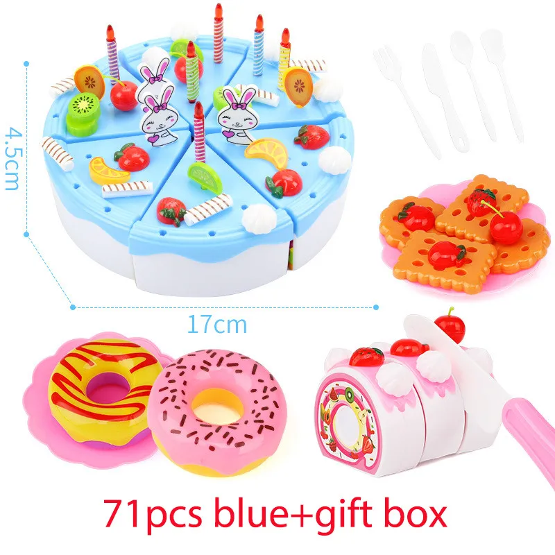 71pcs blue+gift box