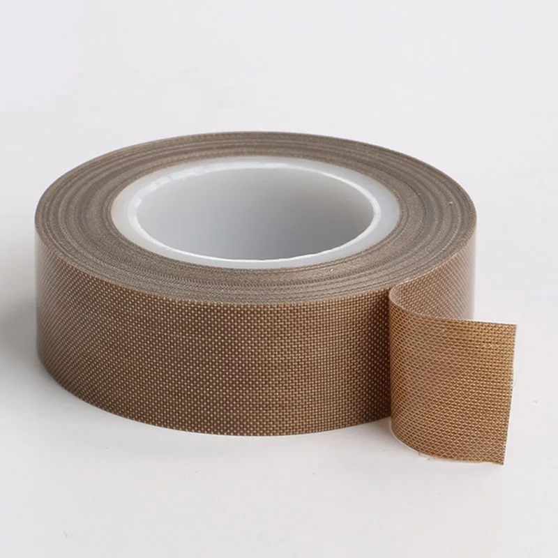 

10M/Roll Tape Teflon resistant high temperature adhesive cloth insulation 300 degree vacuum sealing machine teflon tape