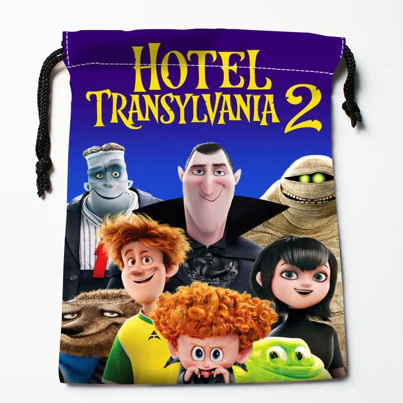 

New Arrive Hotel Transylvania Drawstring Bags Custom Storage Bags Storage Printed gift bags More Size 27x35cm DIY your picture