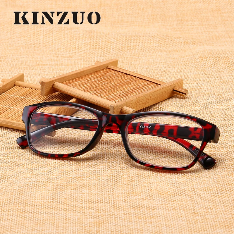 Fashionable ultra light reading glasses prescription glasses men women Diopter+4.0to+4.0Clear reading glasses KINZUO 18162