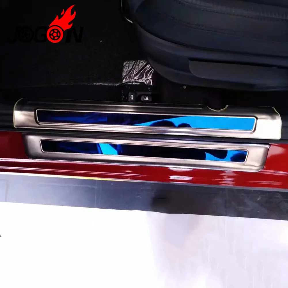 

4pcs/set Inner Sill Scuff Threshold Plate for Hyundai Lafesta 2018 2019 Stainless Steel