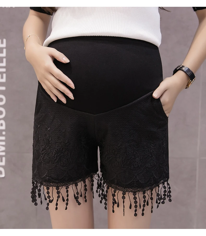 Штаны для беременных модное корейское летнее платье круживное для биременных Желудков шорты для беременных женщин