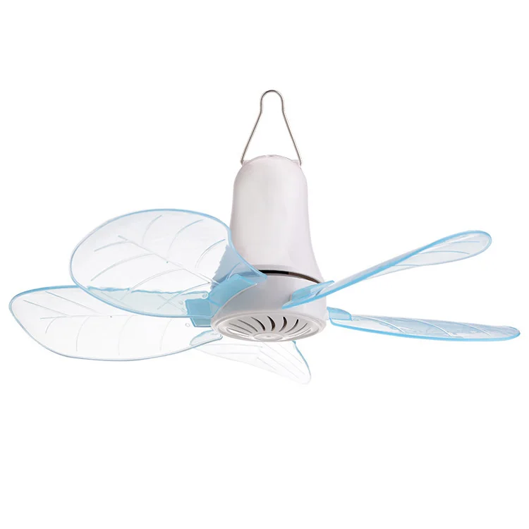 

Mini Household Mute Ceiling fan ABS Hanging Fan 6 Leaf Quiet Soft Wind Mini Mute ceiling fan 220V