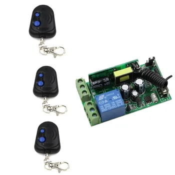 

AC85-250V Wireless Remote Control Switch Home Remote Power Switch RF 1CH Relay Receiver Wireless Transmitter Learning Code