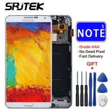 Купить 5,7 »ЖК-дисплей для samsung Galaxy Note 3 ЖК-дисплей Дисплей Note3 N9005 Сенсорный экран планшета с рамкой N9002 N9006 N9000 ЖК-дисплей заменить