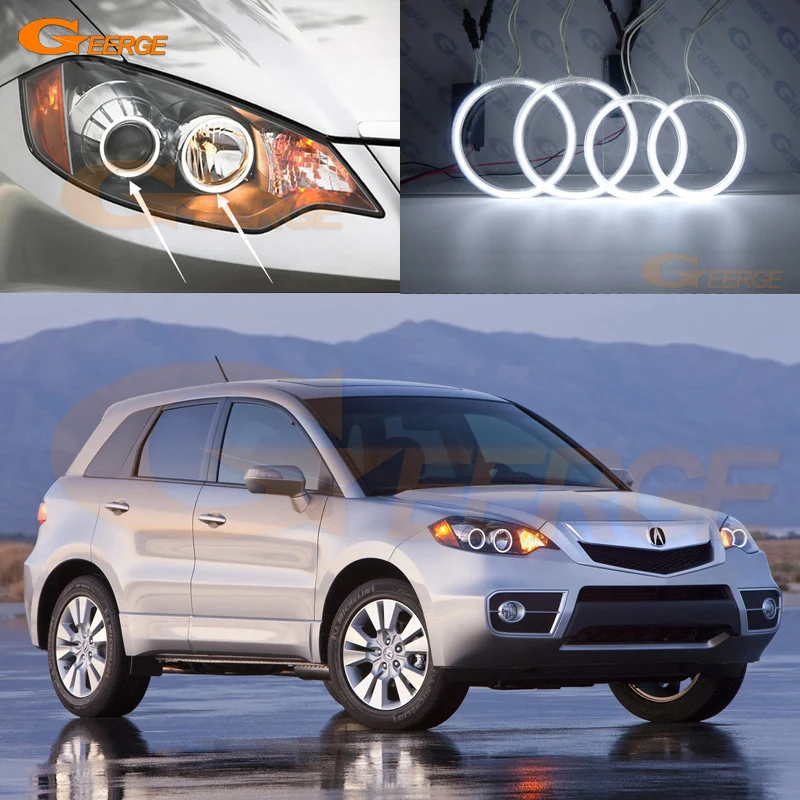 

For ACURA RDX 2007 2008 2009 2010 2011 2012 Excellent Angel Eyes Ultra bright illumination CCFL angel eyes kit Halo Ring