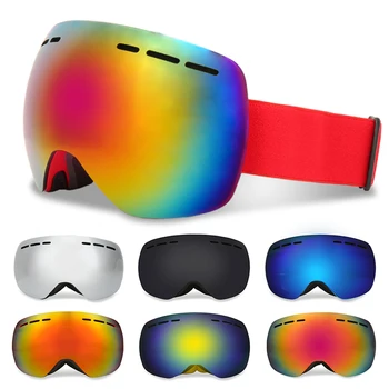 

YFXcreate Unisex Skiing Goggles Double Layers anti-fog Big Ski Mask Glasses Skiing Men Women Snow Snowboard Goggles 202-1005