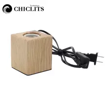 CHICLITS держатель лампы деревянный квадратный/Алмазный креативный декоративный Ретро держатель лампы для гостиной фонарь для спальни