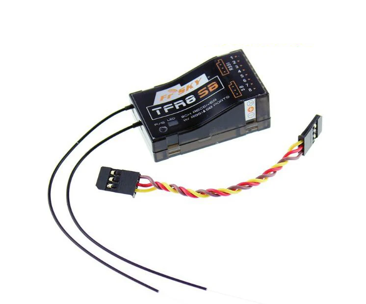 

Free Shipping Frsky TFR8SB 8CH FASST Compatible FPV Receiver with RSSI and SBUS Ports