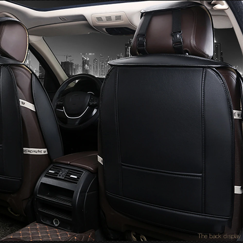 Универсальный чехол для автомобильного сиденья роскошный полиуретановый кожаный поддерживающий коврик для автомобильного сиденья чехлы для автомобилей для chrysler 300c hyundai kia rio 3