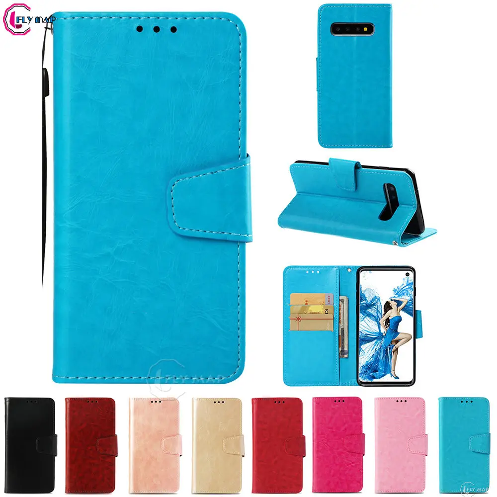 Vintage Flip Case For Samsung Galaxy S10 10S SM G973f G973f/ds Wallet Phone Leather Cover Coque for GalaxyS10 S 10 Sm-G973f/ds