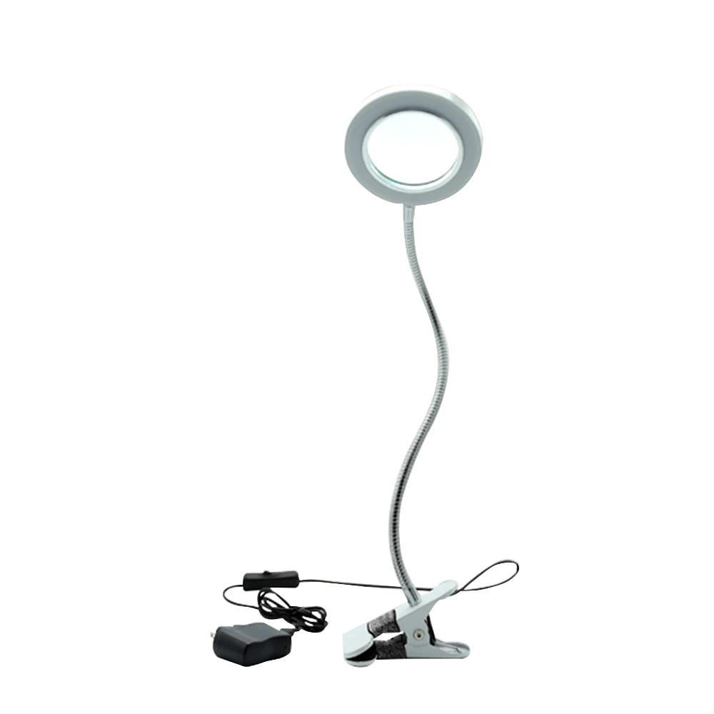 

LED Tattoo Lamp Magnifier Clip Light Makeup Illuminator Usb Equipment Lamp Cold Warm Light Nail Art Tattoo Beauty Salon Light