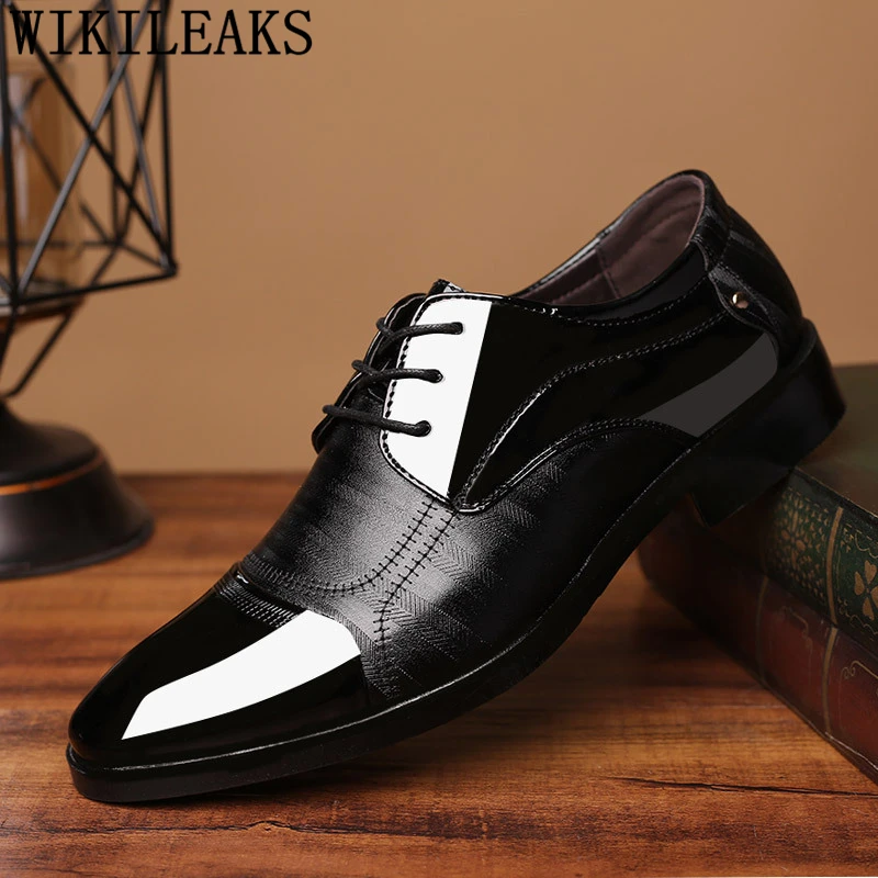 

men wedding shoe men formal shoes leather black zapatos hombres oxford italian mens pointed toe dress shoes spitze herrenschuhe