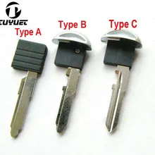 Uncut пустой смарт-ключ для MAZDA M3 M6 на высшем уровне CX5 смарт-карты Аварийный ключ вставить лезвие