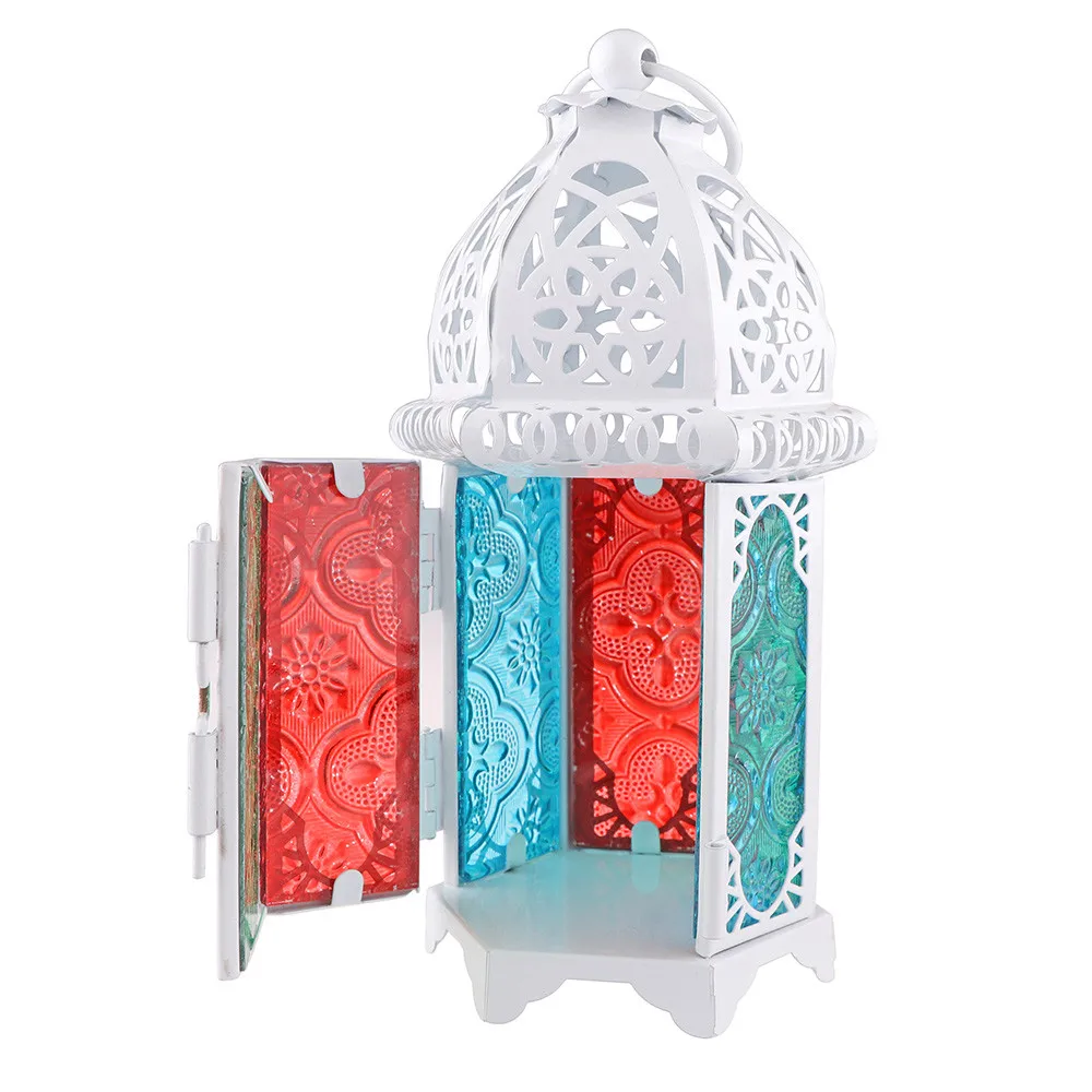 Винтажный марокканский декор фонарь s полый подсвечник ветрозащитный фонарь подсвечники для свадьбы украшение дома