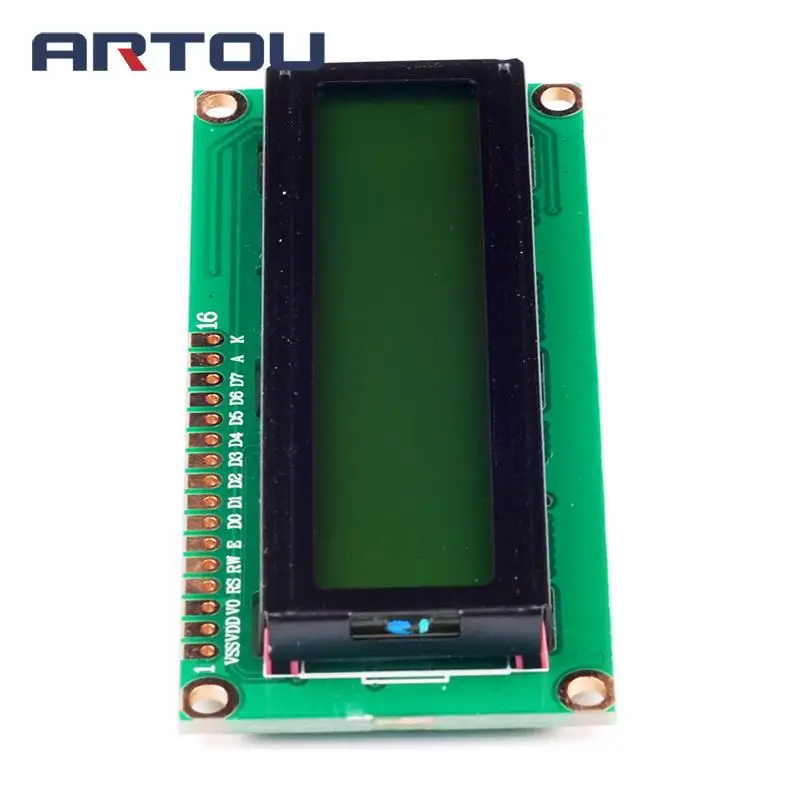 1 шт 1602 16*2 символьный ЖК модуль 5V LCM с желто зеленым|lcd module|module displaylcd module display |