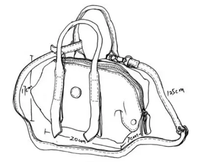 AETOO Original Retro Shellfish Handmade Leather Personalized Arts Handbag Shoulder Skirt