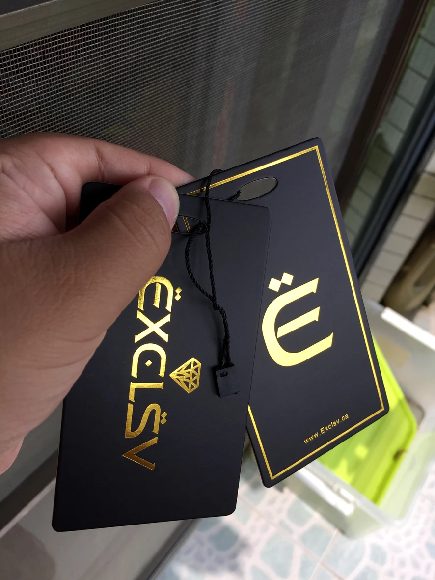 Customized Hang Tags/hangtag/Trademark manufacture/Clothing paper