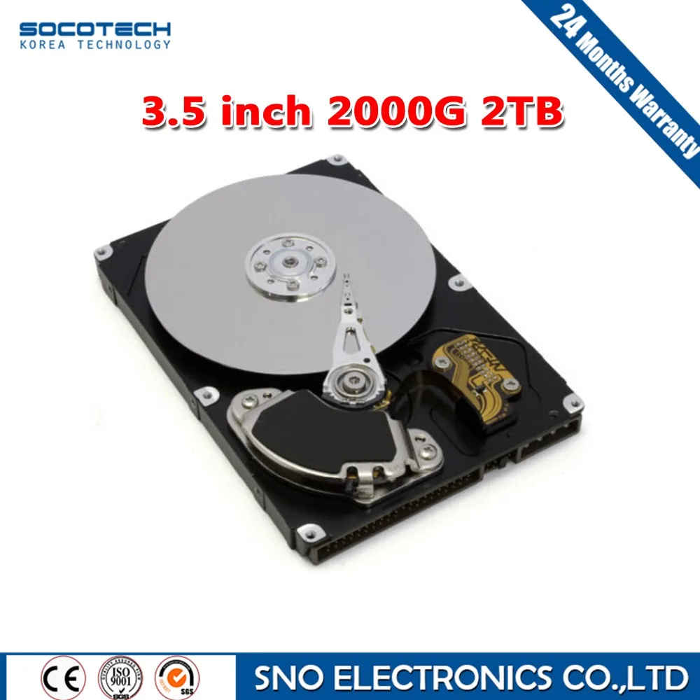 

SOCOTECH 2TB Professional Surveillance Hard Disk Drive HDD 3.5'' inch 2000GB SATA 6Gb/s speed for CCTV DVR NVR CCTV SYSTEM