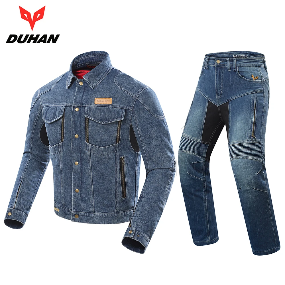 DUHAN Motorcycle Jacket Men's Riding Jeans Jacket Motocross Windproof Moto Jacket Protective Gear Removable Warm Lining Coat
DUHAN Motorcycle Jacket Men's Riding Jeans Jacket Motocross Windproof Moto Jacket Protective Gear Removable Warm Lining Coat