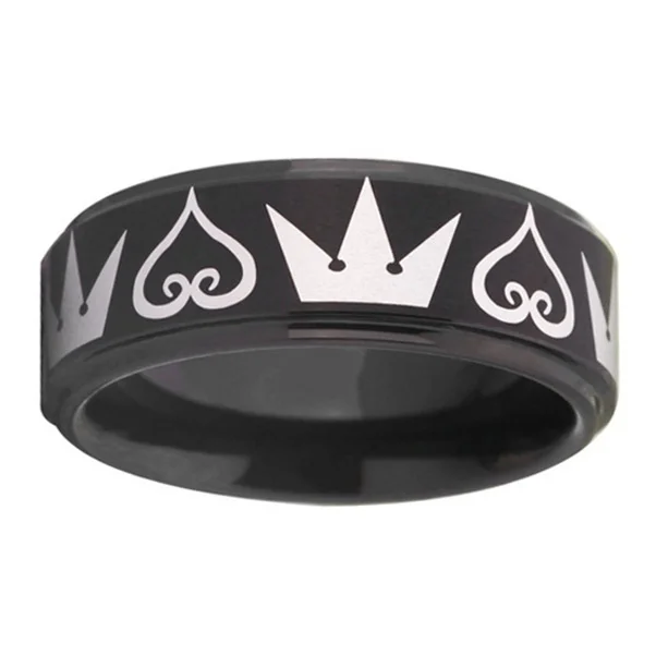Z0454 8mm Kingdom Hearts ring