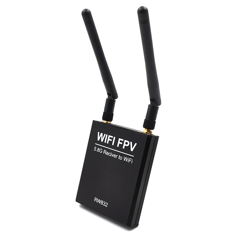  FPV WIFI Receiver Screen Display Module 5.8G AV Signal Transfer to WIFI Transmission for IOS Androi
