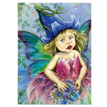 

5d decor for christmas diamant painting accessoires full rhinestones diamond painting kids fairy cross stitch kit diamond Mosaic