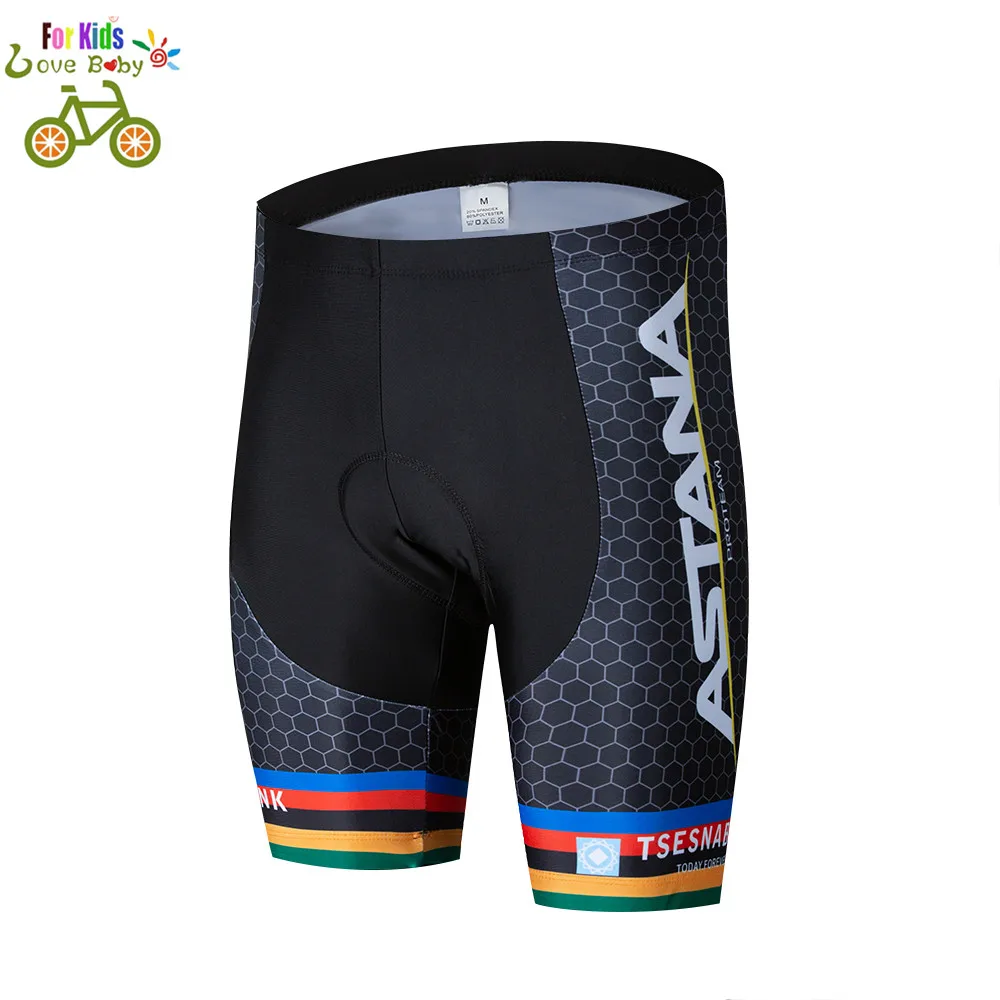 Команда Астаны рубашка для езды на велосипеде, комплект для горного велосипеда, детский летний костюм с короткими рукавами и шорты с подкладкой одежда для велоспорта - Цвет: 5